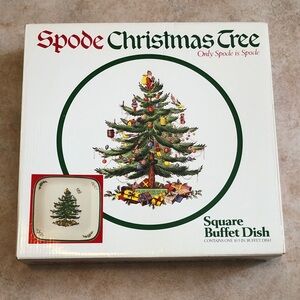 Spode Christmas Tree Buffet Dish | 10.5 Inch